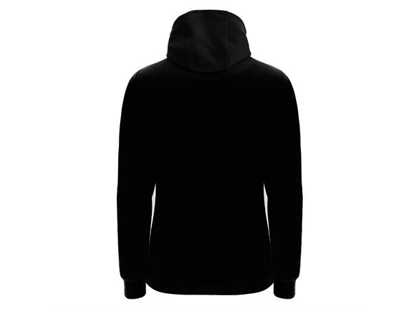 Drum Hooded Womens Jacket BLK L Fritidsjakke i børstet fleece til dame 